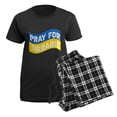 thumbnail image 5 of CafePress - Pray For Ukraine Pajamas - Women's Short Sleeve Print T-Shirt and Pants Dark Cotton Pajama Set, 5 of 7