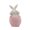 Pink, variant on Festive Polyresin Bunnys Easters Decoration with Eggshells for Home and Farmhouses Spring Display