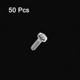 thumbnail image 3 of Unique Bargains M2x6mm Plastic Phillips Bolts PC Pan Head Machine Screws Transparent 50 Pack, 3 of 5