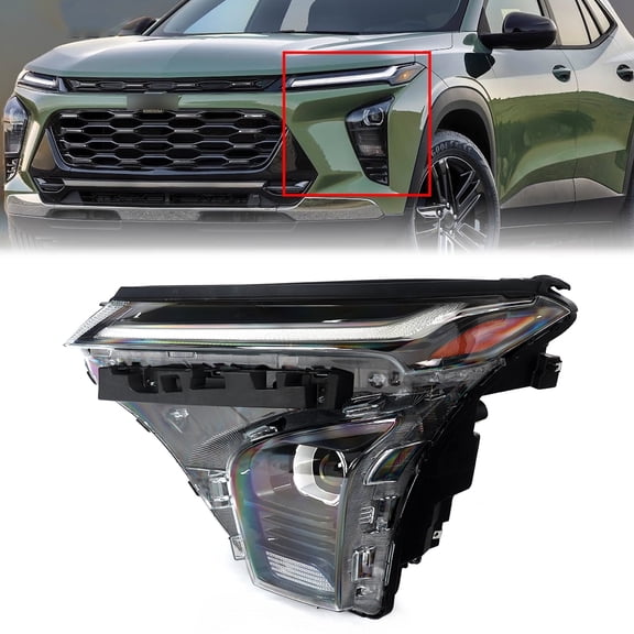 For 2024-2025 Chevy Trax LS/RS LED Headlight Projector  W/ LED DRL Driver Side