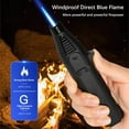 thumbnail image 6 of Cool Torch Lighters Windproof for Outdoor, Double Blue Flame Refillable Lighters, Ergonomic Design, 6 of 9
