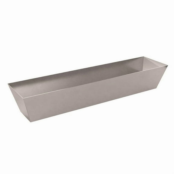 Bon Tool 15-208 Heli-Arc Mud Pan - Stainless Steel 18"