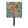 thumbnail image 1 of Carolines Treasures CJ2012-ESH4 Letter E Flowers Retro Blue Leash & Key Holder, 1 of 1