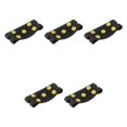 thumbnail image 2 of Eigraketly Antideslizante Nieve Hielo Escalada Picos Agarres Crampon Studs 5-Stud Zapatos Cubre Suministros al aire libre Type2, 2 of 6