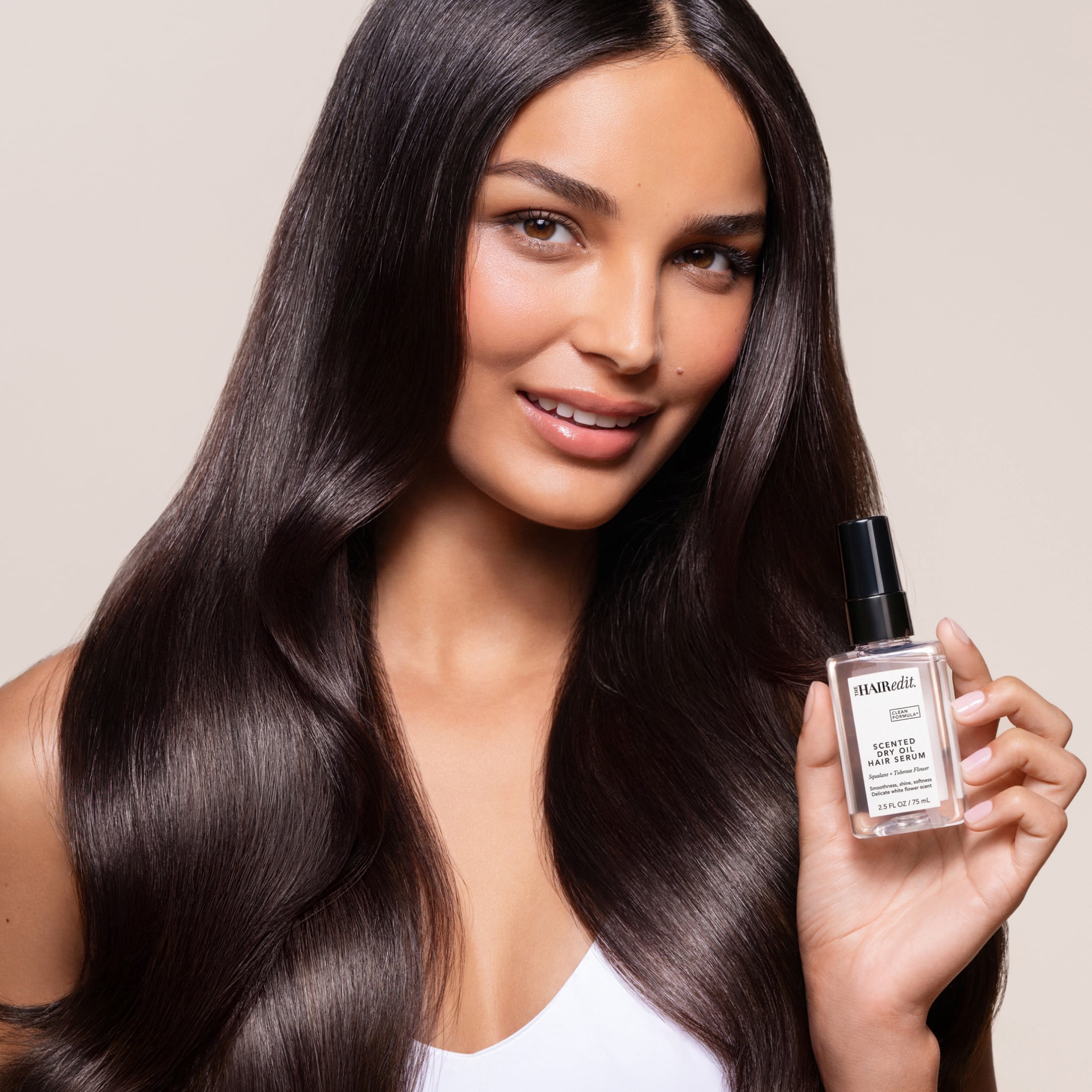 The Hair Edit Scented Dry Oil Hair Serum for Smoothness, Shine and Softness, 2.5 fl oz