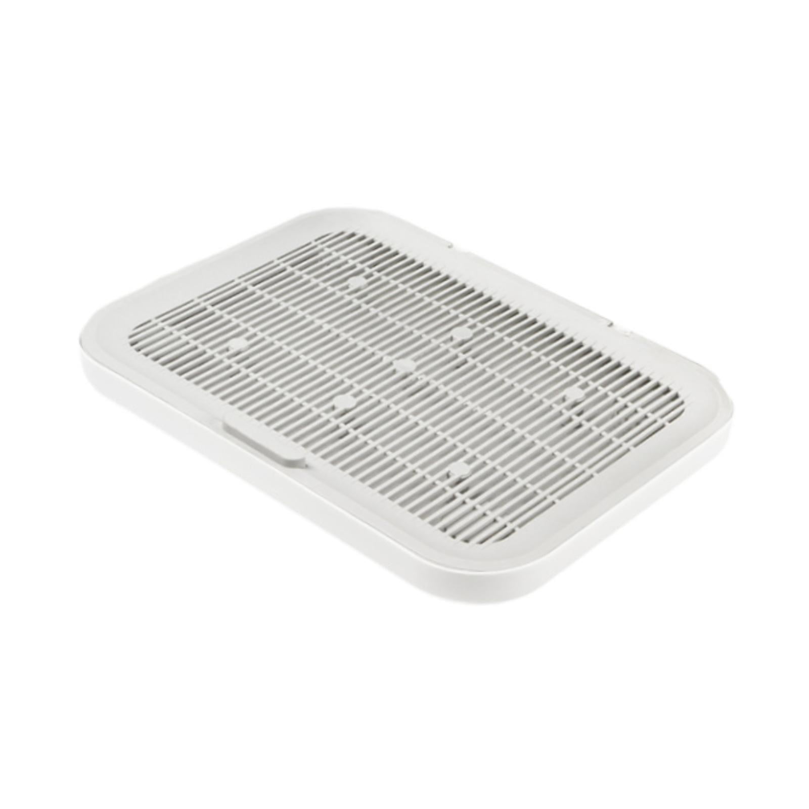 CarpNettore Cat Litter Mat Pad Easy Clean Portable Reusable Detachable Mesh Non Slip Scatter Grey