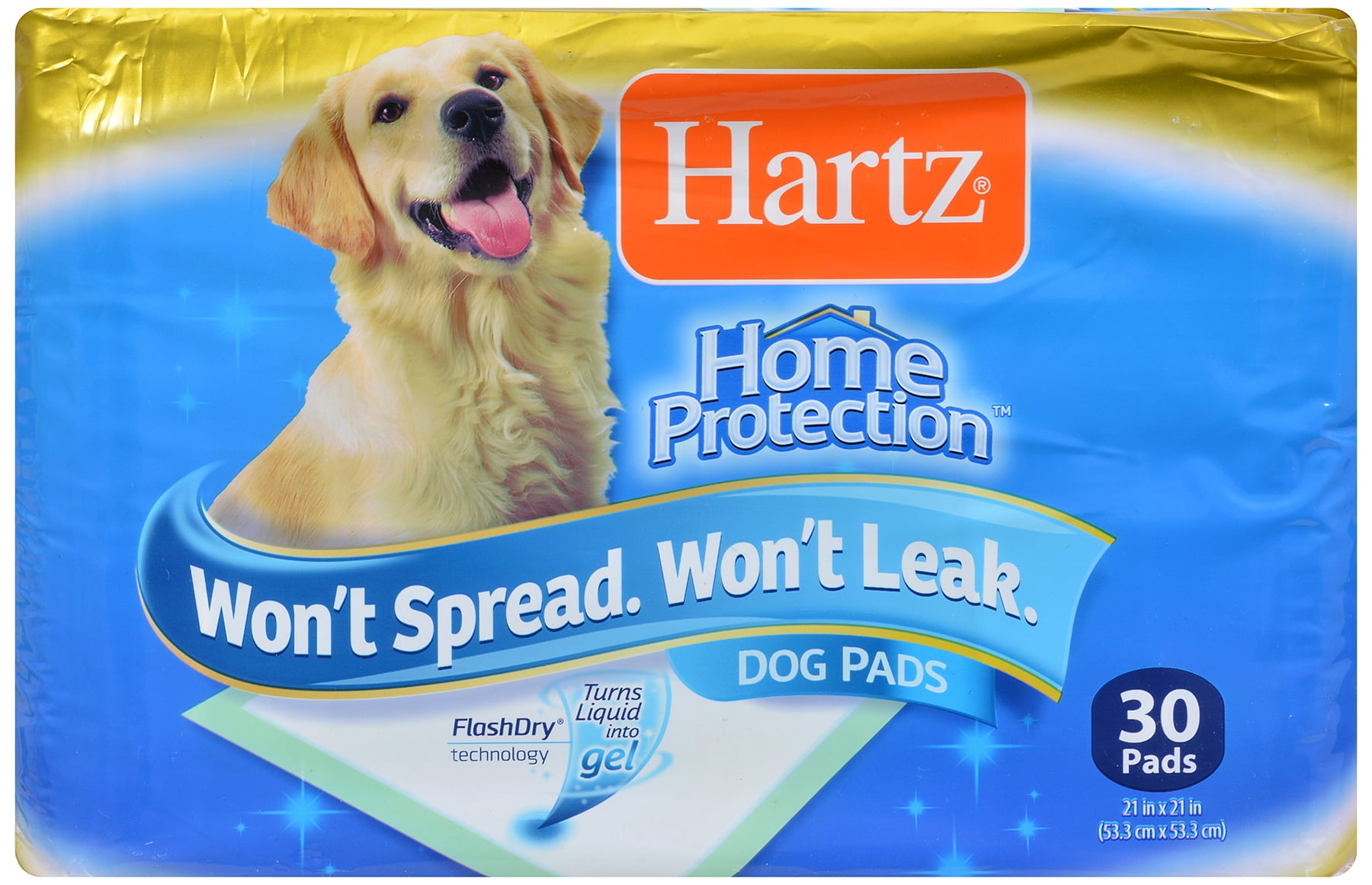 Hartz Home Protection 21" X 21" Dog Training Pads 30 Count