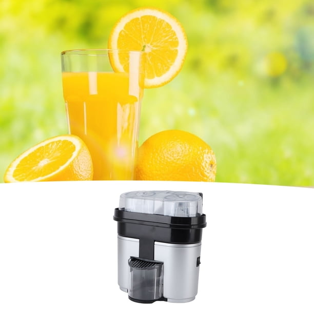 Exprimidor De Cítricos, Máquina Exprimidora Eléctrica Doble De Cítricos Eficiente, Separación De Jugo, Rebanado Y Exprimido, 18000 RPM, Fácil De Limpiar Para Limón