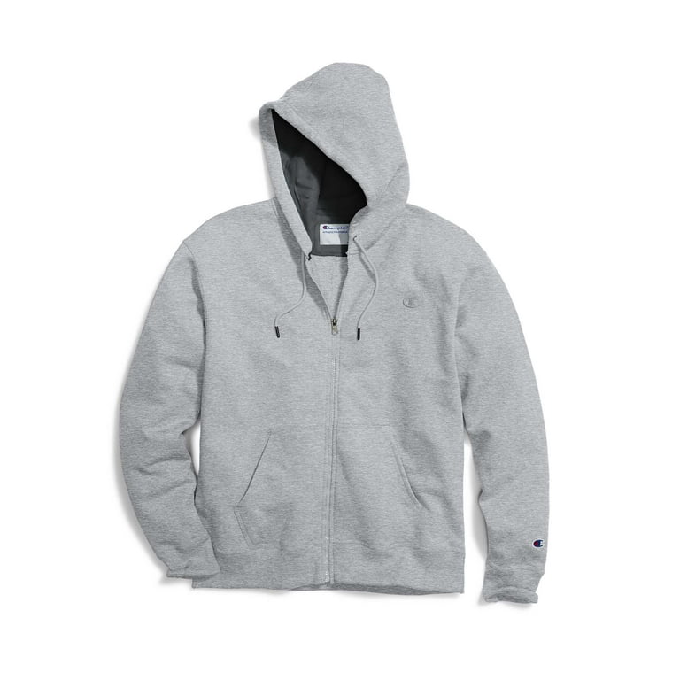 Champion Men s and Big Men s Powerblend Zip Up Hoodie Sizes up to 2XL Walmart