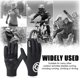 thumbnail image 5 of Guantes de invierno acolchados de lana para ciclismo, motocicleta, MTB, guantes para bicicleta, 5 of 8