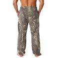 thumbnail image 3 of Havenx Flannel Pajama Pants for Men Camouflage Print Straight-Fit Pajama Pants with Pockets Flannel Elastic Pj Bottoms Lightweight Breathable Comfort Lounge Sleepwear,Earthy Yellow M, 3 of 6