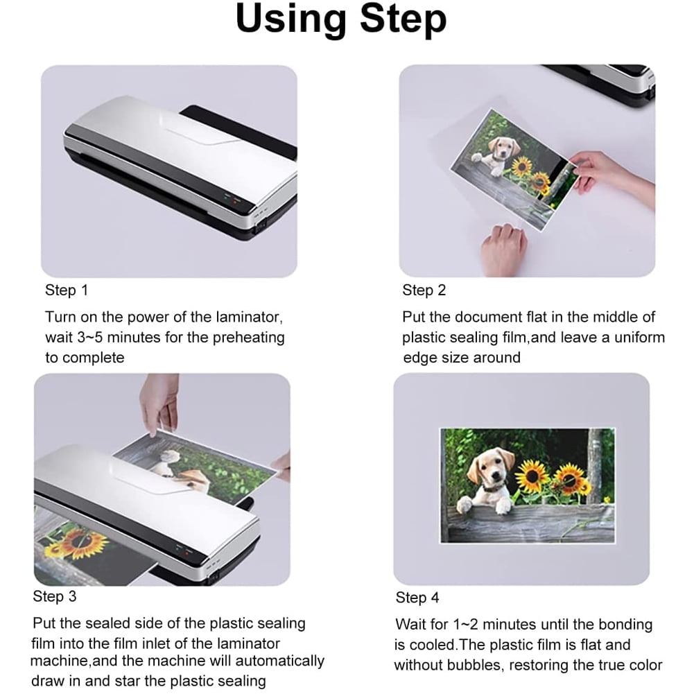 SJPACK Thermal Laminating Pouches, Letter Size 9" x 11.5", 3 mil thick, Clear Laminating Sheets, for Home, Office & School, 500 Packs