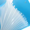 thumbnail image 5 of Accordion File Folder PP Sky-Blue for Pet Use with Multi-Pocket Storage, 5 of 5