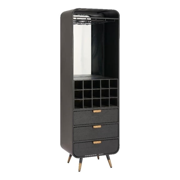 Magara Bar Cabinet Black