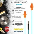 thumbnail image 6 of Plugfones Guardian in-Ear Earplug Earbud Hybrid - Noise Reduction in-Ear Headphones (Blue & Orange), 6 of 6