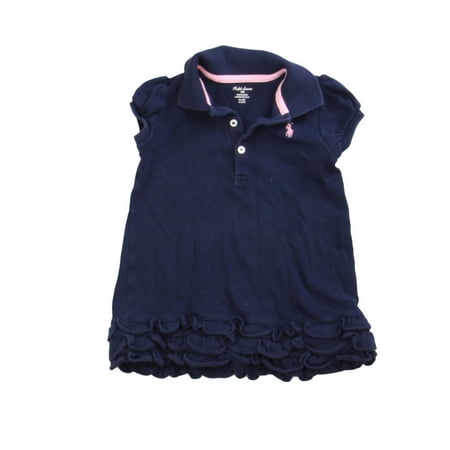 

Pre-owned Ralph Lauren Girls Navy Dress size: 24 Months