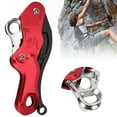 thumbnail image 4 of Rock Climbing Descender, Durable 150kg Bearing Rope Descender With Ergonomic Handle For 10-12mm Rope Climbing Gear For Climbing ANGGREK Otros Deportes, 4 of 8