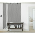 thumbnail image 6 of Ambesonne Geometric Peel & Stick Wallpaper for Home, Optical Hexagon Stars, 13"x100", Grey and White, 6 of 6