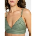 thumbnail image 4 of Time and Tru Women's Collections V Neck Bralette Bikini Top, Sizes XS-XL, 4 of 5