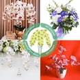 thumbnail image 6 of Uxcell 3-Pack Artificial Orchid Flowers 9 Large Petals 37 Inch Faux Phalaenopsis Silk Bouquets Light Green Fake Orchids for Home/Wedding, 6 of 6
