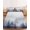 White Dark Blue Gray Blue, variant on Full Size Fitted Sheet Set - Blue Mist Forest 3 Piece Bedding Sets 16" Deep Pocket Fitted Sheet with 2 Pillowcases Pine Larch Trees Natural Landscape Brushed Microfiber Hotel Luxury Bed Sheets