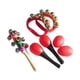 thumbnail image 3 of Instrumentos musicales de percusión Montessori, juguete de percusión musical, instrumento Musical rítmico para bebé, juguete sensorial para edades de Rojo Hugo Juguetes musicales para niños, 3 of 9
