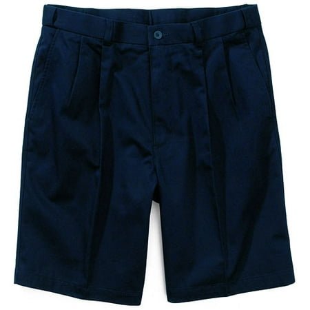 Big Men's Pleat-Front Shorts