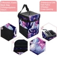 thumbnail image 2 of Starry Unicorn Foldable Car Garbage Can with Lid - Leak-proof Hanging Storage Bag Trash Bin for Car, 2 of 6