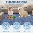 thumbnail image 5 of Modern Solid Area Rug 9x12 Machine Washable Rug for Living Room Non-Slip Stain Resistant Abstract Bedroom Rug Contemporary Throw Floor Carpet for Dining Room Solid Area Rug for Home Office, 5 of 9