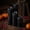 Black, variant on Halloween Drip Candle Decor, Gothic Resin Figurine, Spooky Tabletop Ornament, Black White Wax Statue for Mantel & Shelf