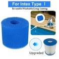 thumbnail image 3 of FANJIE For Intex Type I/II/VI/D Washable Reusable Swimming Pool Filter Foam Sponge part, 3 of 5