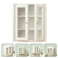thumbnail image 1 of RUNROTOO Miniature Cabinet Model White Synthetic Material 1Set, 1 of 8