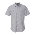 thumbnail image 1 of Burnside B9247 - Camisa de manga corta texturizada sólida, negra, pequeña Burnside 9247, 1 of 1