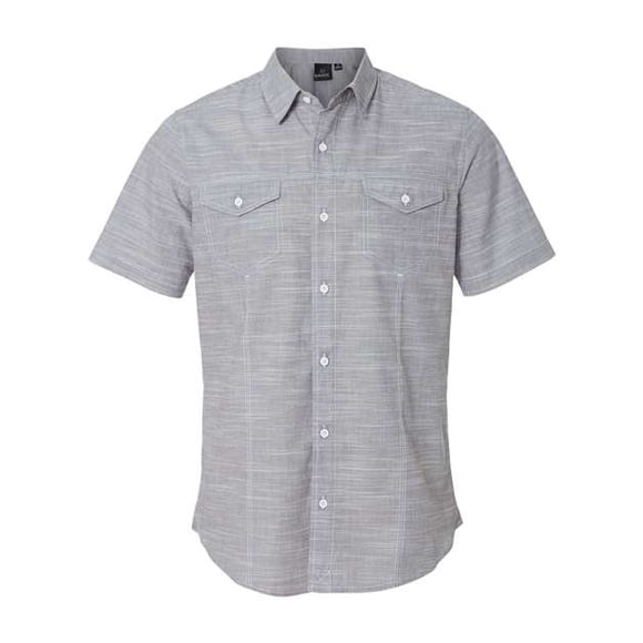 Burnside B9247 - Camisa de manga corta texturizada sólida, negra, 3X-Large Burnside 9247