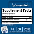 thumbnail image 4 of Bucked Up Creatine Monohydrate 250 Grams Micronized Powder, Essentials (50 Servings), 4 of 5