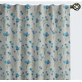 thumbnail image 1 of Vargottam 84 Inch Rod Pocket/Back Tab Cotton Curtains for Windows and Doors - Light Filtering Cotton - Light Filtering Drapes For Doors - Set of 2 Panels, 52"x84" - Balloons Print (White), 1 of 8