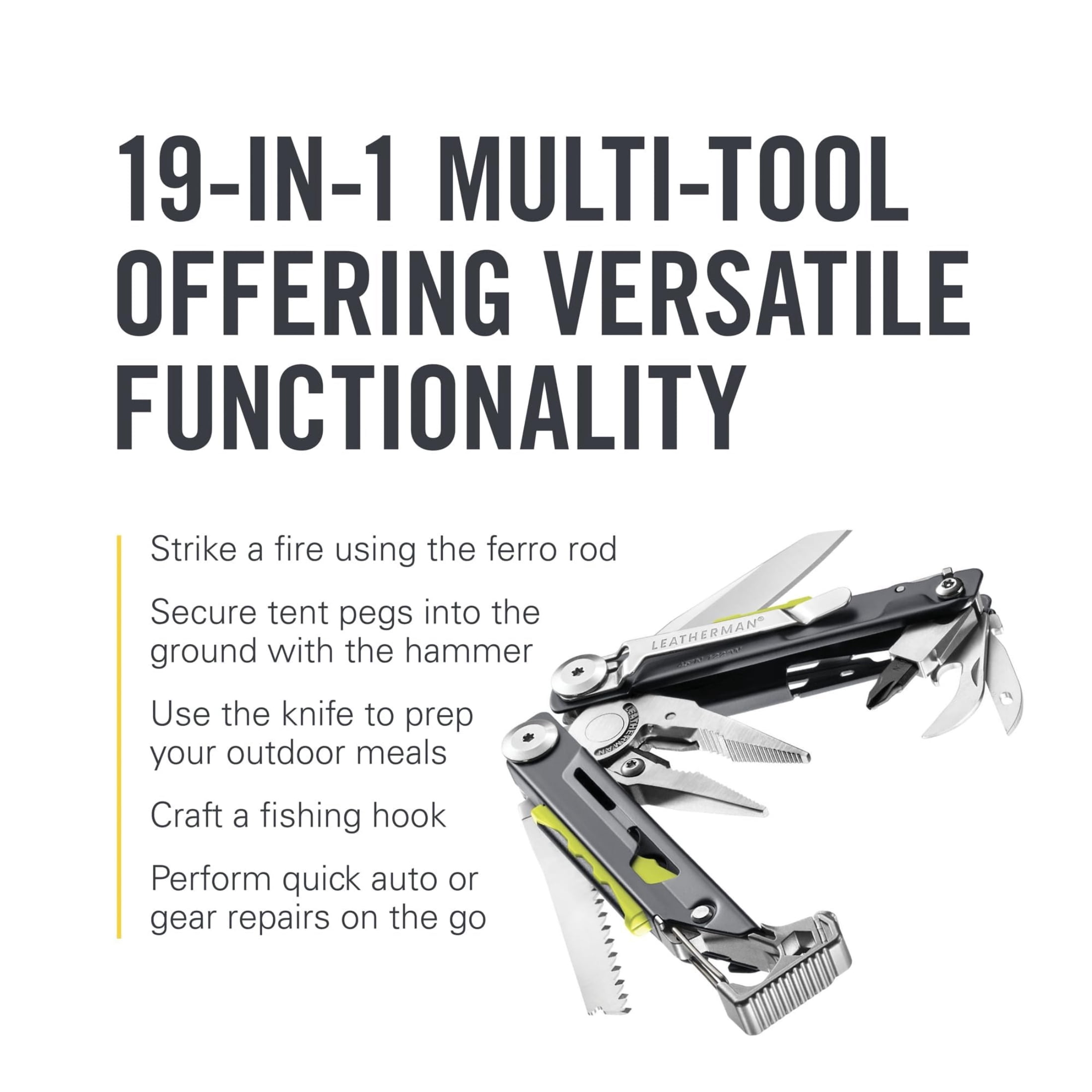 LEATHERMAN - Signal, Grey/Yellow