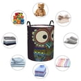thumbnail image 6 of Daiia boho Owl Laundry Hamper With Handles Large Storage Basket/Toy Organizer/Dirty Clothes Collapsible Waterproof For College Dorms, Bedroom,Bathroom, 6 of 8