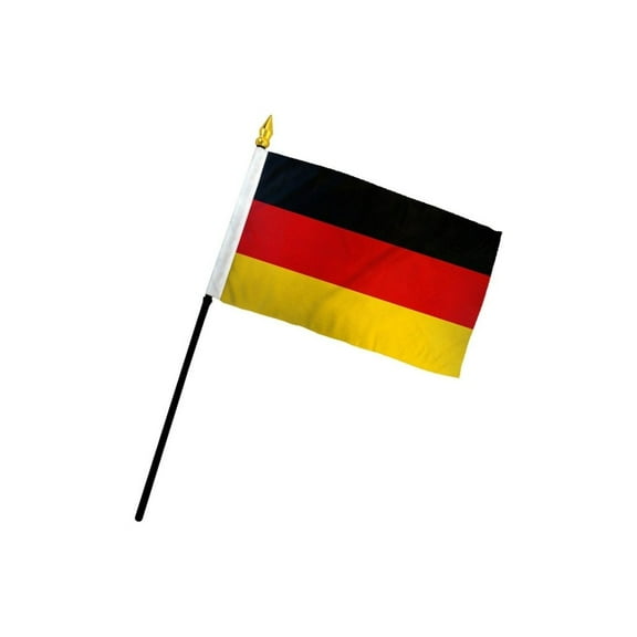 Germany 4x6in Stick Flag