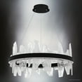 thumbnail image 4 of Luxury Modern Chandelier, Matte Black, UQL6262, 4 of 5