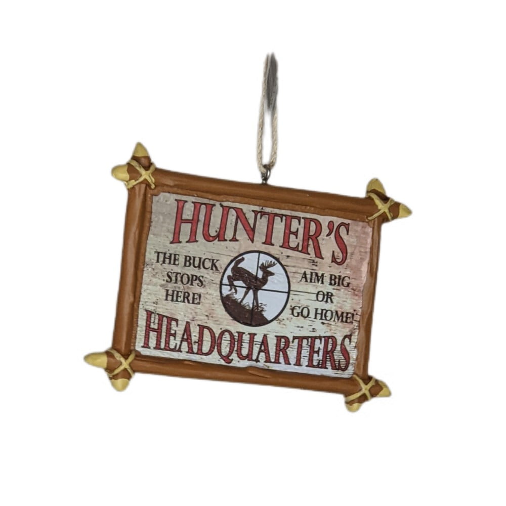 Hallmark Hunter's Headquarters Tree Trimmer Ornament