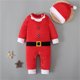 thumbnail image 3 of Mono de disfraz de Papá Noel para bebé recién nacido, niña y niño, manga larga, ropa de Navidad para bebé recién nacido, 3 of 4