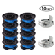 thumbnail image 1 of CHAO 10 carretes de repuesto para desbrozadora, compatibles con Ryobi One + AC14RL3A-18V 24V 40V, cortadora de hilo inalámbrica de 11 pies, 8 carretes + 2 tapas de corte, 1 of 5