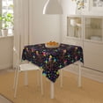 thumbnail image 4 of Wukai Rainbow Jellyfishes Waterproof Tablecloth for Kitchen Dining, Fits Square Tables for 2-4 Seats -60"x60", 4 of 7