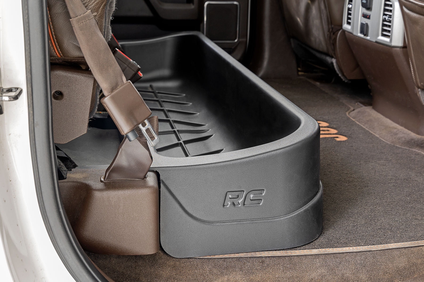 Rough Country Ford CustomFit Under Seat Storage for 1522 Ford F150 RC09281A Rough Country Ford CustomFit Under Seat Storage for 1522 Ford F150 RC09281A
