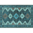 thumbnail image 1 of Ahgly Company Indoor Rectangle Persian Light Blue Traditional Area Rugs, 5' x 8', 1 of 4