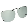 thumbnail image 5 of Polar Optical Optics Unisex RECM 54 Plastic ClipOns Sunglasses Gray, 5 of 6