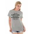 thumbnail image 5 of Beauty Dreams Cute Inspirational Women's Graphic T Shirt Tees Brisco Brands X, 5 of 5