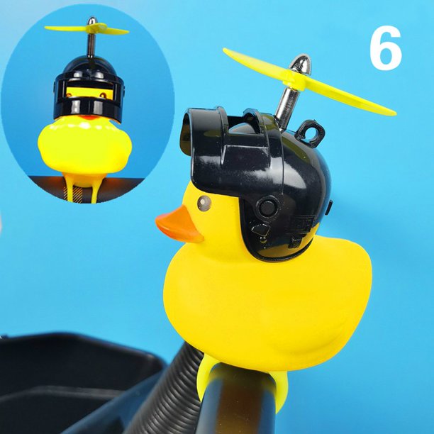 Juguete de pato, pato, patito bicicleta, pato de goma, pato amarillo, accesorios, pato moto, sin luz