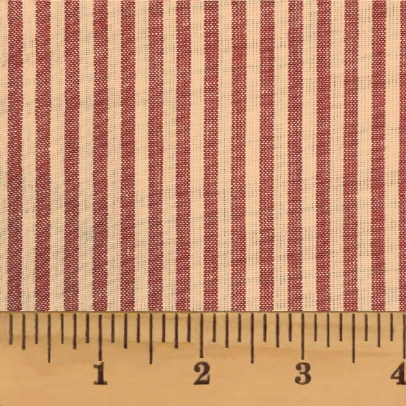 JCS Americana Red Stripe Homespun Cotton Fabric Sold by the Yard